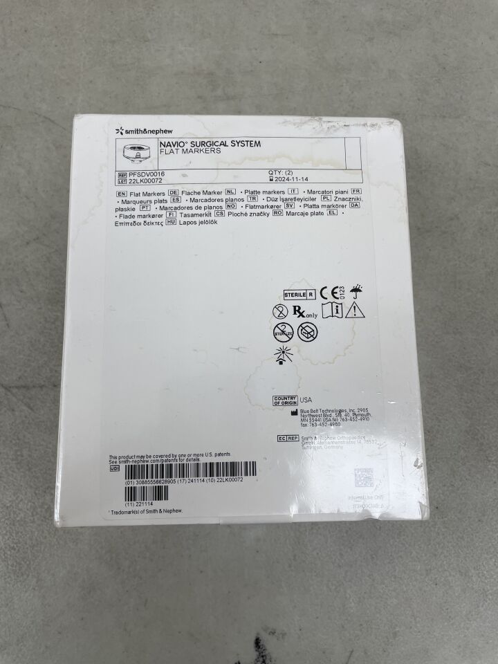 PFSDV0016 - SMITH & NEPHEW - Navio Flat Markers, (BX/2) - ( Expiry Date: 2024-11-14 )