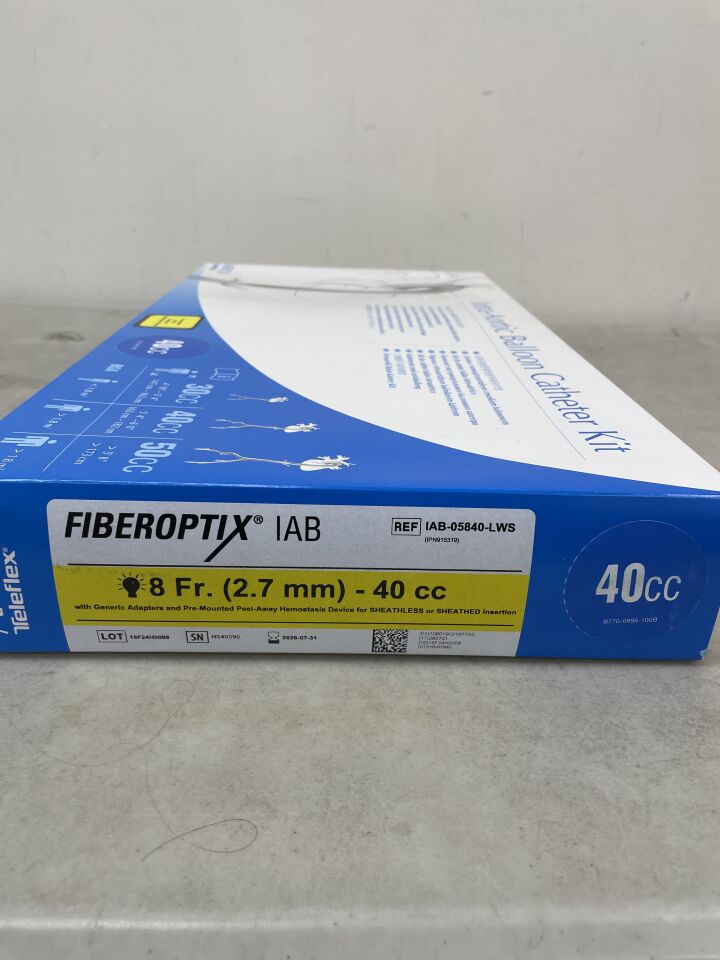 IAB-05840-LWS - TELEFLEX - FiberOptix IAB Catheter, 8 Fr, 40 cc, (BX/1)