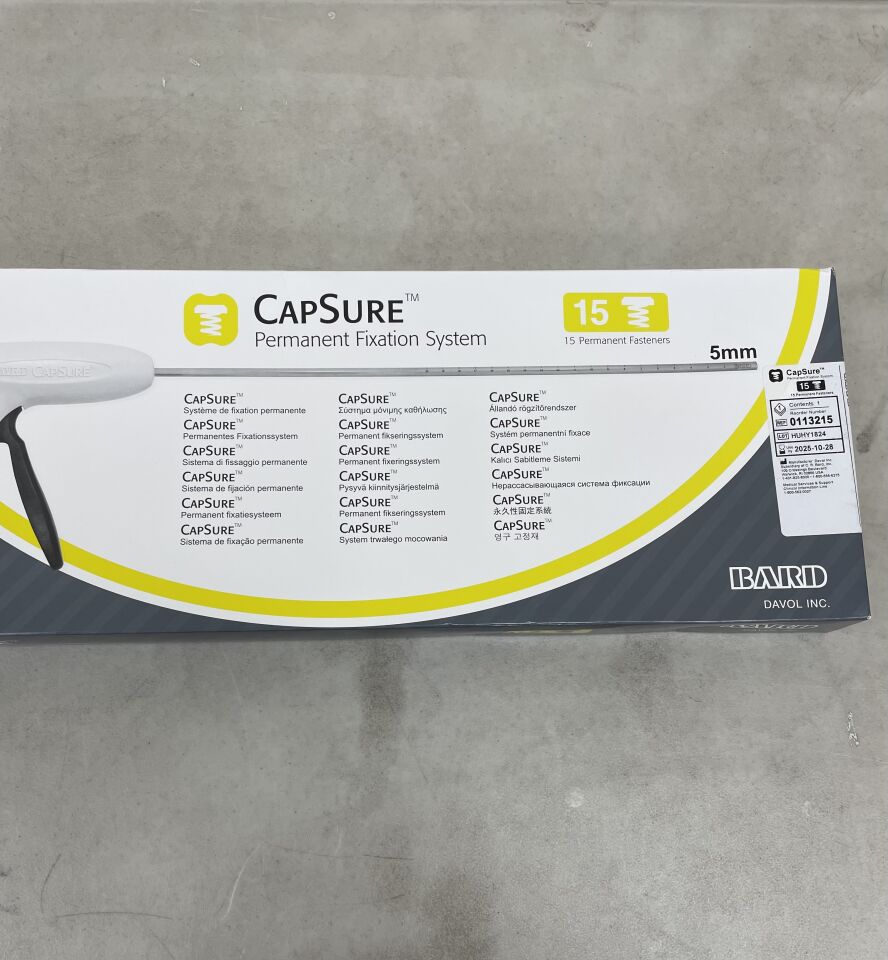 113215 - BARD - CapSure Permanent Fixation System, 15 Fasteners, (BX/1) - ( Expiry Date: 2025-10-28 )