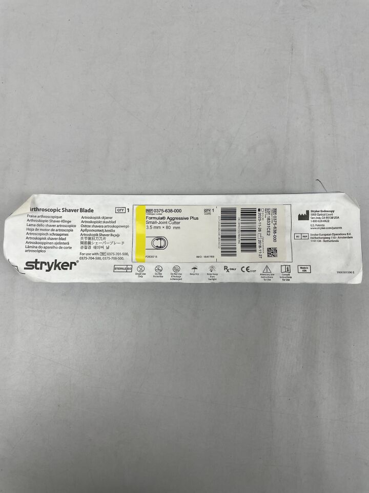 0375-638-000 - STRYKER - Formula 3.5mm Aggressive Cutter, Small Joint, (EA) - ( Expiry Date: 2026-03-12 )