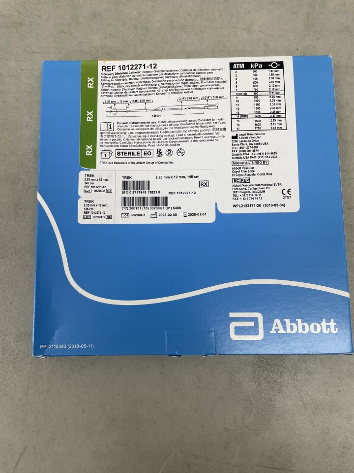 1012271-12 - ABBOTT - Trek Rx Coronary, (BX/1) - ( Expiry Date: 2026-01-31 )