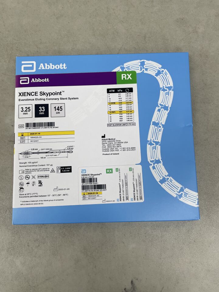 1804325-33 - ABBOTT - Xience Skypoint RX Everolimus Eluti, (BX/1) - ( Expiry Date: 2026-01-19 )