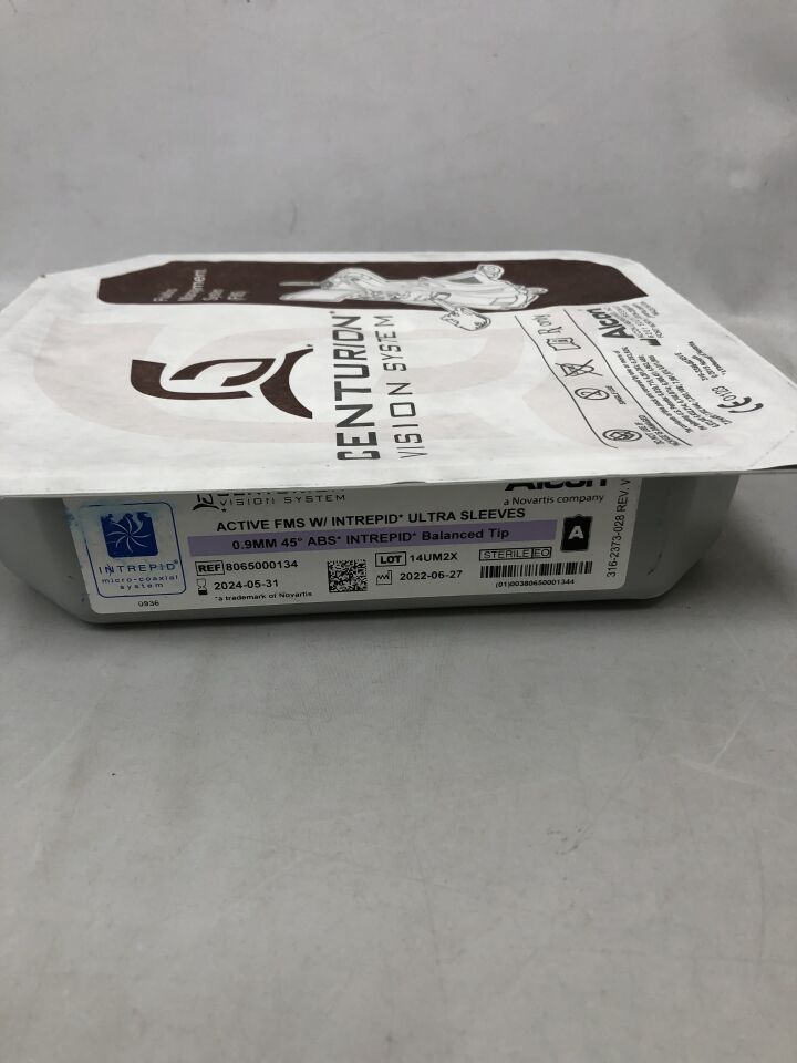 8065000134 - ALCON - Centurion Active FMS w/Intrepid Ultra Sleeves, 0.9mm 45 Degree ABS Balanced Tip, (EA) - ( Expiry Date: 2025-11-30 )