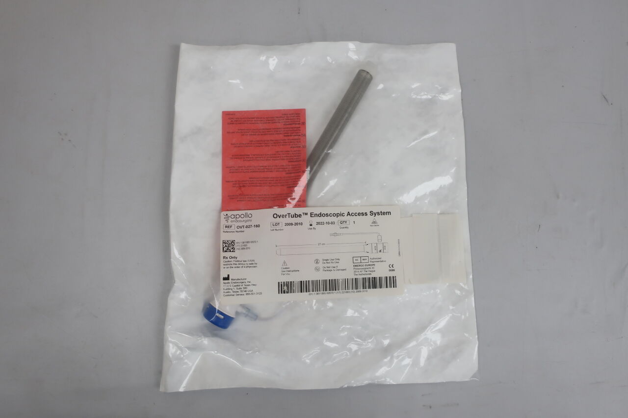 OVT-027-160 - APOLLO ENDOSURGERY - OverTube Endoscopic Access System 27CM , (EA) - ( Expiry Date: 2026-01-26 )