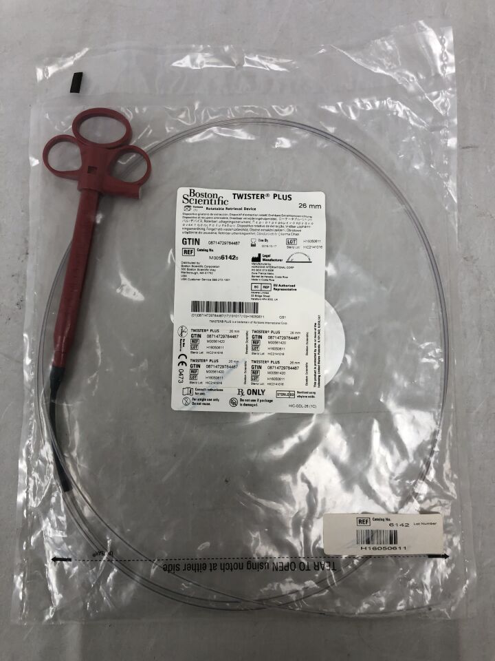 6142 - BOSTON SCIENTIFIC - TWISTER PLUS Rotatable Retrieval Device - 26mm, (EA) - ( Expiry Date: 2019-10-17 )