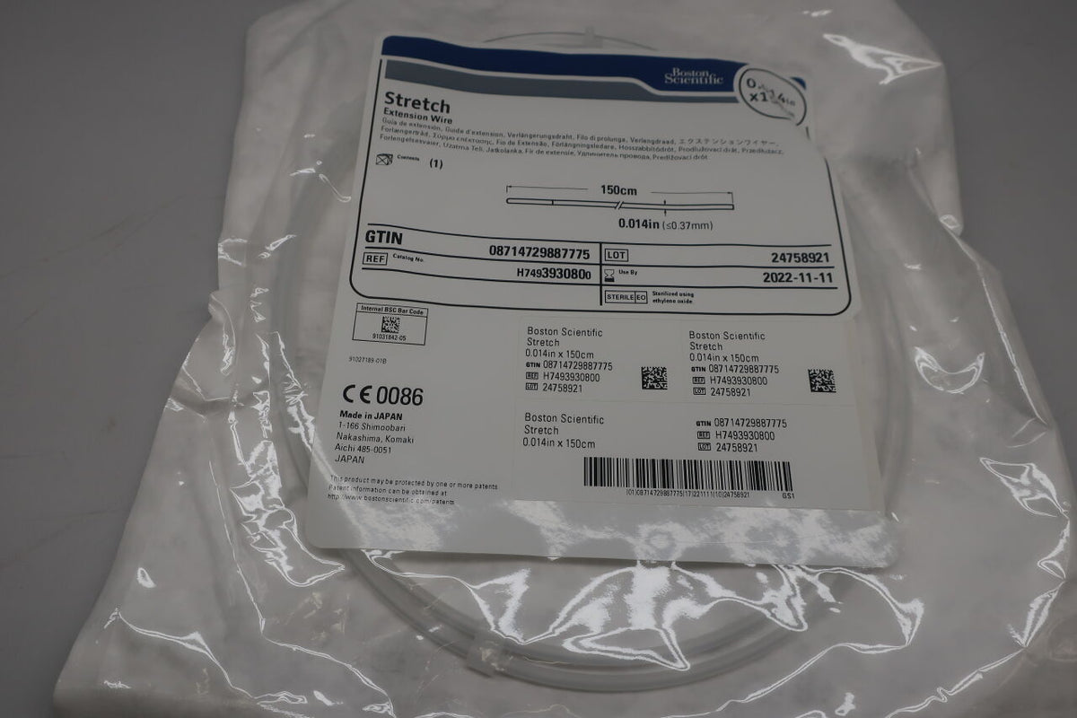 393080 - BOSTON SCIENTIFIC - Stretch Extension Wire, 0.014" x 150cm, (EA)