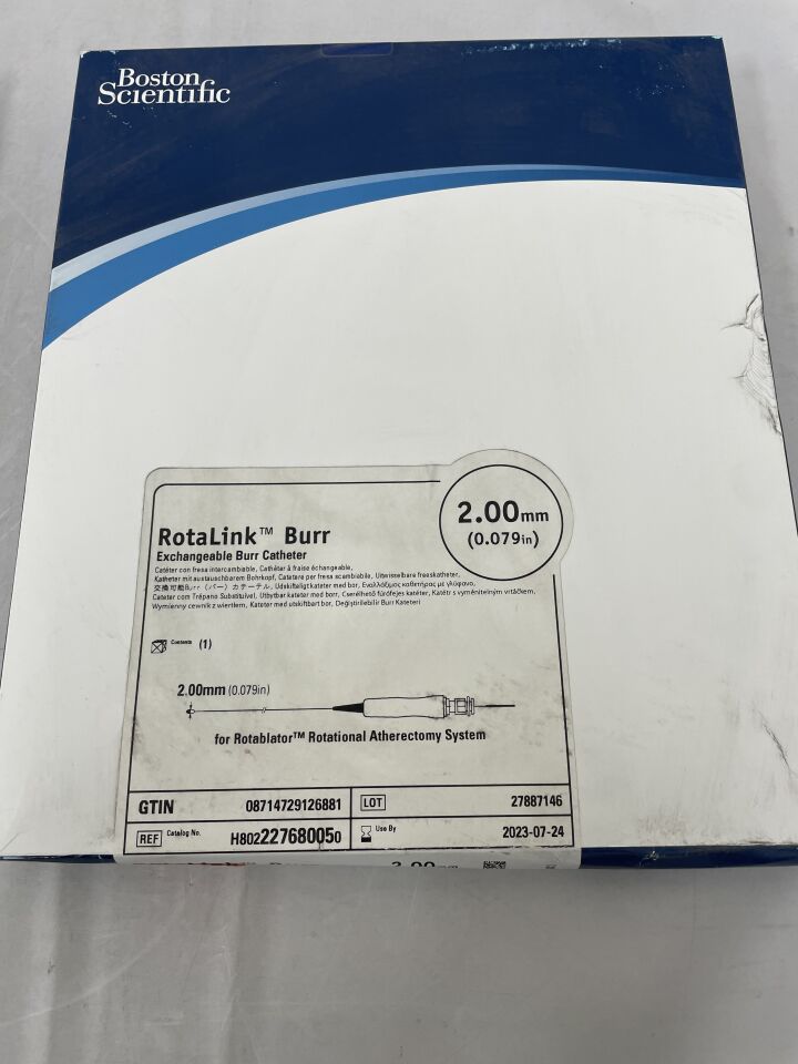 22768005 - BOSTON SCIENTIFIC - RotaLink Burr Exchangeable Burr Catheter - 2.00mm, (BX/1) - ( Expiry Date: 2023-07-24 )