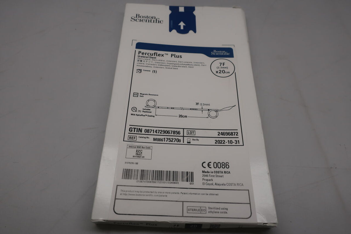 175270 - BOSTON SCIENTIFIC - Percuflex Plus Ureteral Stent, 7F x 20cm, (BX/1)