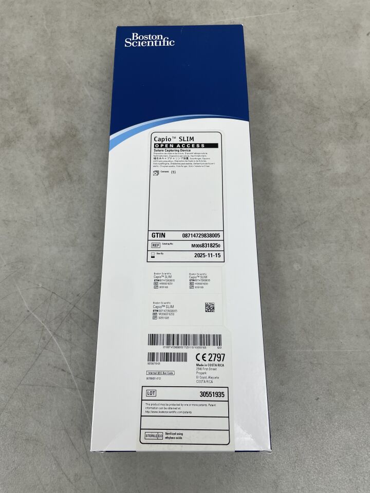831825 - BOSTON SCIENTIFIC - Capio SLIM Open Access Suture Capturing Device, (BX/1) - ( Expiry Date: 2025-09-29 )