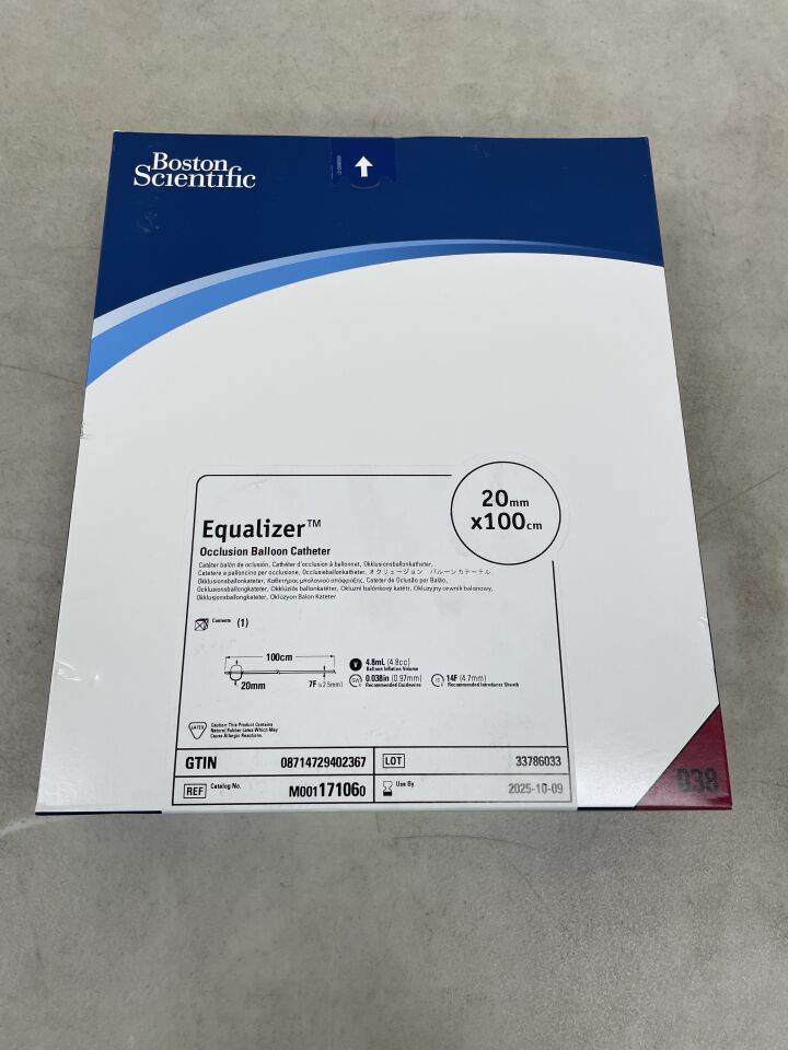 17106 - BOSTON SCIENTIFIC - Equalizer Occlusion Balloon Catheter, 20mm X 100cm, (BX/1) - ( Expiry Date: 2025-10-09 )