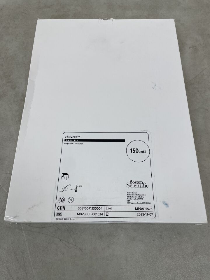 MD2300F-001634 - BOSTON SCIENTIFIC - THUVERA Ball Tip, Single use Laser Fiber, 150µmBT, (BX/1) - ( Expiry Date: 2025-11-07 )