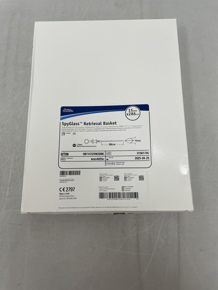 4655 - BOSTON SCIENTIFIC - SpyGlass Retrieval Basket - 15mm x 286cm, (BX/1) - ( Expiry Date: 2026-01-10 )
