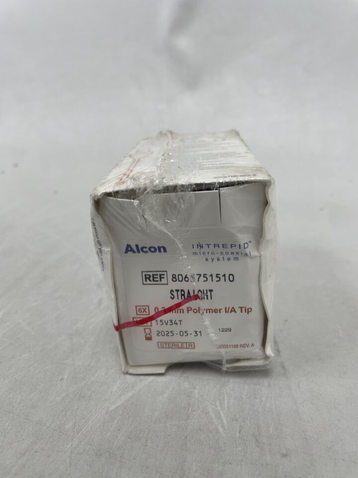 8065751510 - ALCON - Intrepid 0.3mm Polymer I/A Tip, Straight, (BX/10) - ( Expiry Date: 2024-07-31 )