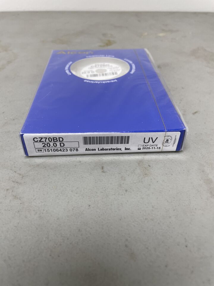 CZ70BD.200 - ALCON - Intraocular Lens, 20.D, (BX/1) - ( Expiry Date: 2025-11-17 )