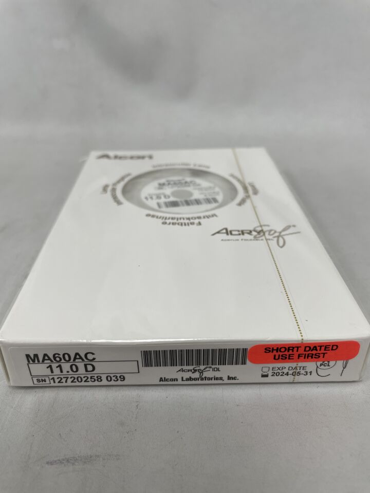 MA60AC.110 - ALCON - AcrySof Soft Acrylic Multipiece Intraocular Lens, 11.0D, (BX/1) - ( Expiry Date: 2025-11-10 )