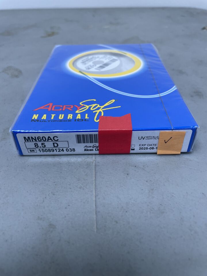 MN60AC.085 - ALCON - AcrySof Natural Intaocular Lens, 8.5D, (BX/1) - ( Expiry Date: 2025-11-11 )