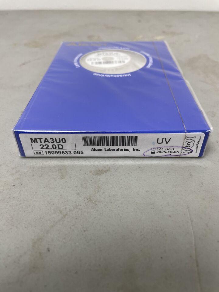 MTA3U0.220 - ALCON - Multiflex III Intraocular Lens, 22.0D, (BX/1) - ( Expiry Date: 2025-09-30 )