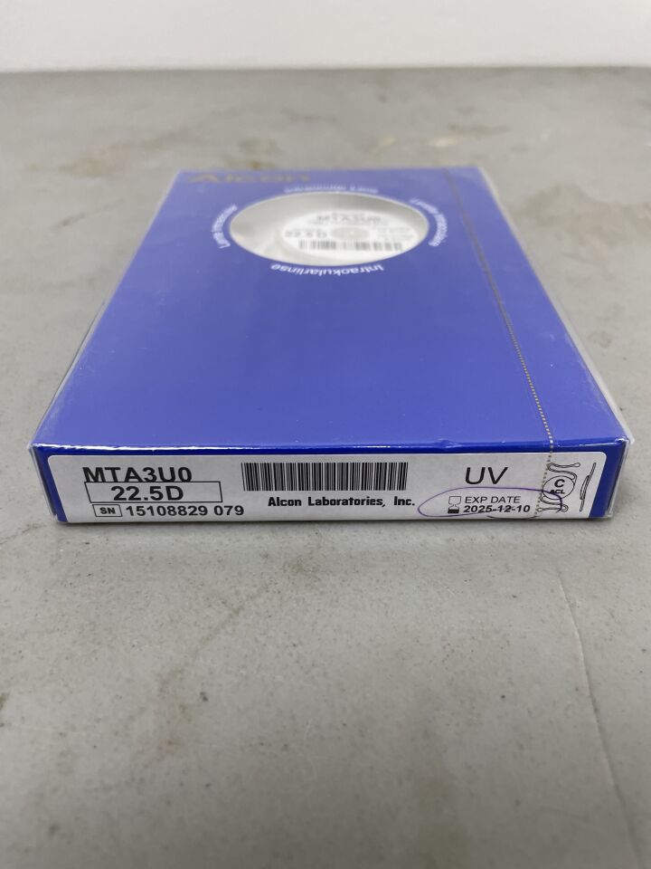 MTA3U0.225 - ALCON - Multiflex III Intraocular Lens, 22.5D, (BX/1) - ( Expiry Date: 2024-03-31 )