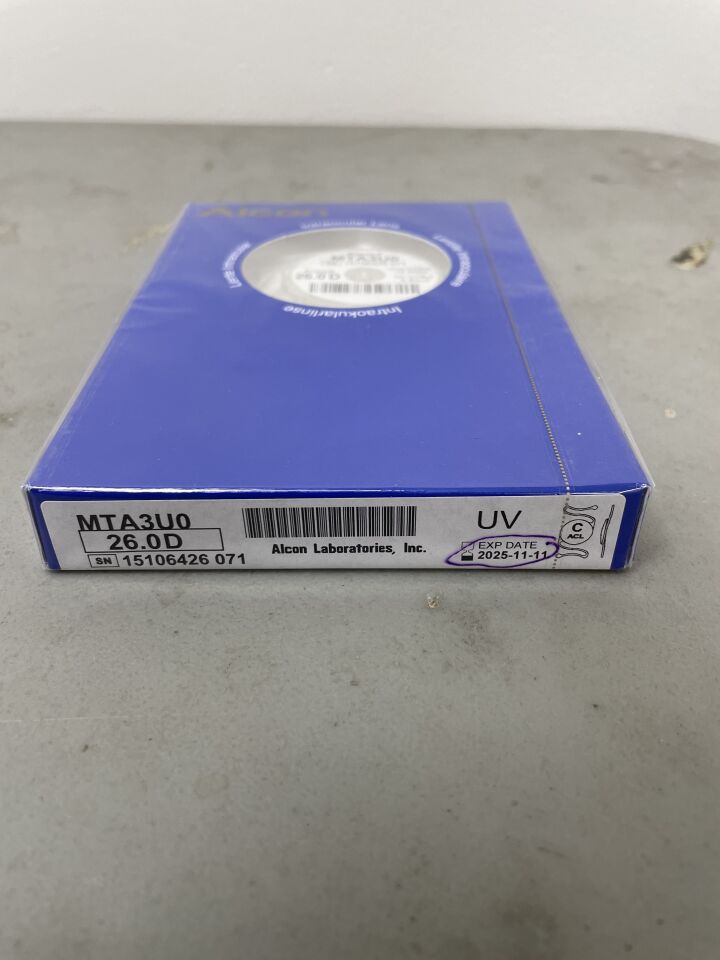 MTA3U0.260 - ALCON - Multiflex III Intraocular Lens, 26.0D, (BX/1) - ( Expiry Date: 2024-04-30 )