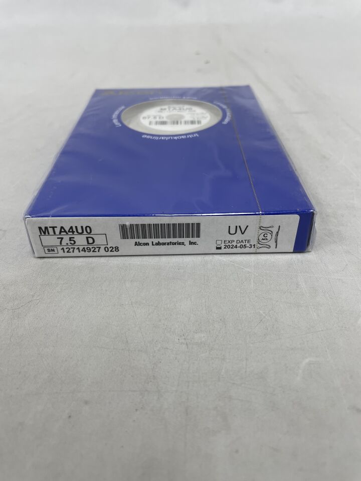 MTA4U0.075 - ALCON - Kelman Multiflex III Intraocular Lens, 7.5D, (BX/1) - ( Expiry Date: 2025-10-05 )