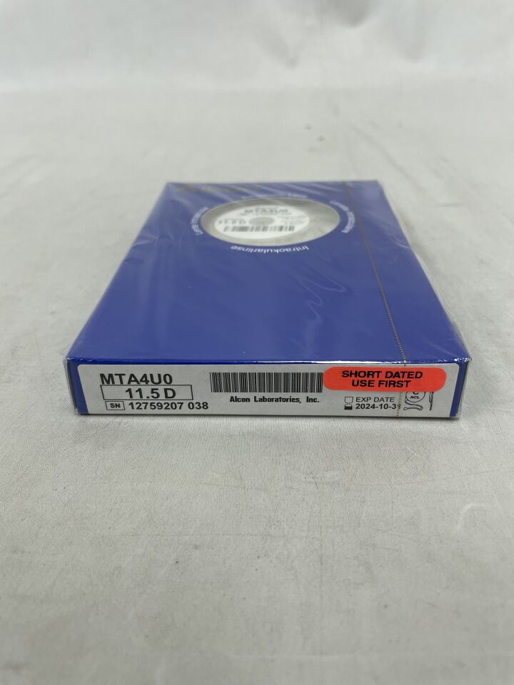 MTA4U0.115 - ALCON - Kelman Multiflex III Intraocular Lens, 11.5D, (BX/1) - ( Expiry Date: 2024-08-31 )