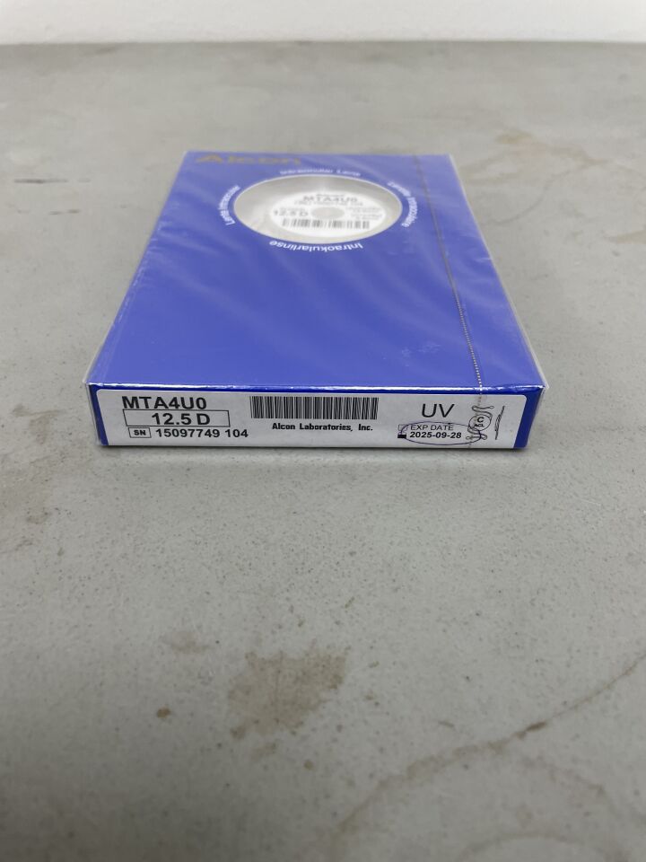 MTA4U0.125 - ALCON - Kelman Multiflex III Intraocular Lens, 12.5D, (BX/1) - ( Expiry Date: 2026-01-31 )