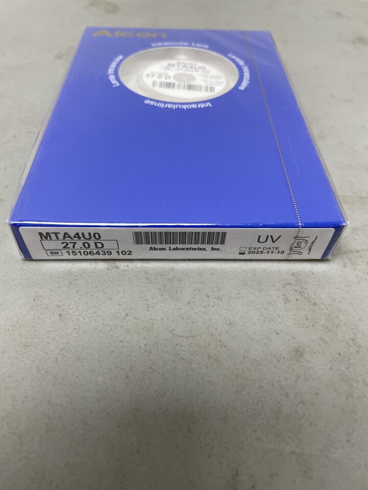 MTA4U0.270 - ALCON - Kelman Multiflex III Intraocular Lens, 27.0D, (BX/1) - ( Expiry Date: 2025-10-31 )