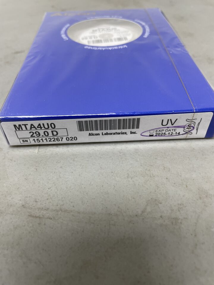 MTA4U0.290 - ALCON - Kelman Multiflex III Intraocular Lens, 29.0D, (BX/1) - ( Expiry Date: 2025-10-31 )