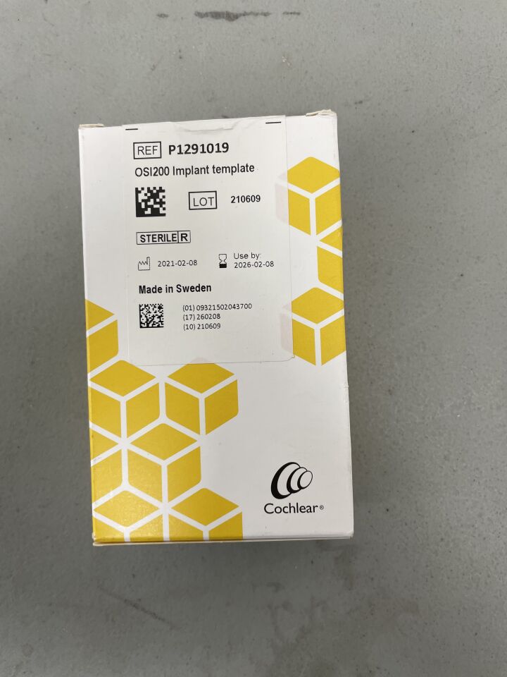 P1291019 - COCHLEAR - OSI200 Implant Template, (BX/1) - ( Expiry Date: 2026-02-08 )