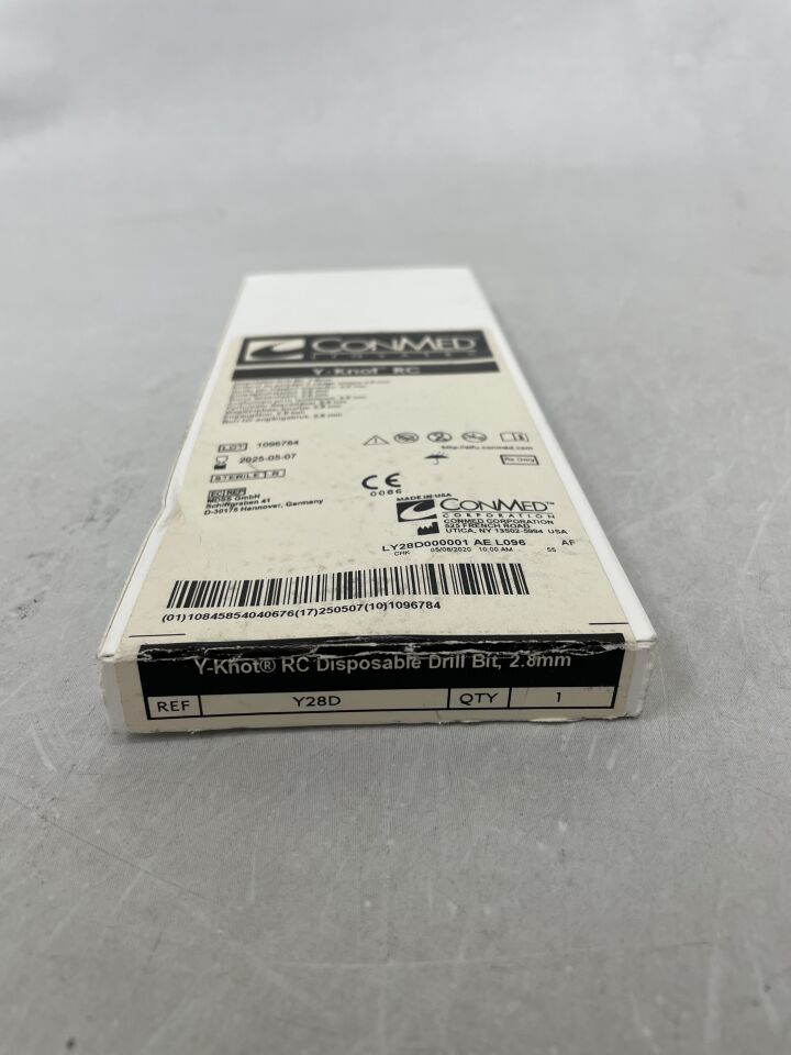 Y28D - CONMED - Y-Knot RC Drill Bit 2.8mm, (BX/1) - ( Expiry Date: 2026-02-11 )