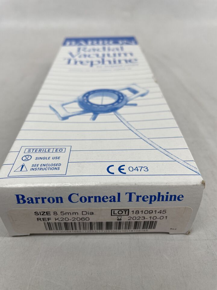 K20-2060 - KATENA - Barron Radial Vacuum Trephine 8.5mm, (BX/1) - ( Expiry Date: 2025-11-01 )