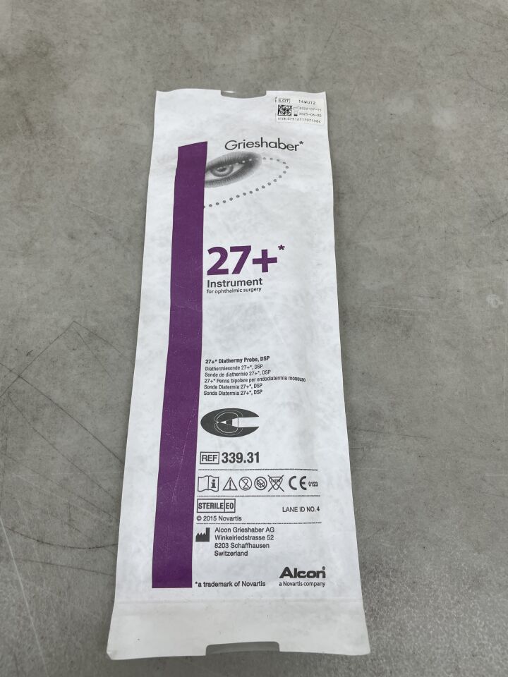 339.31 - ALCON - 27+ Diathermy Probe, DSP, (EA) - ( Expiry Date: 2025-10-07 )
