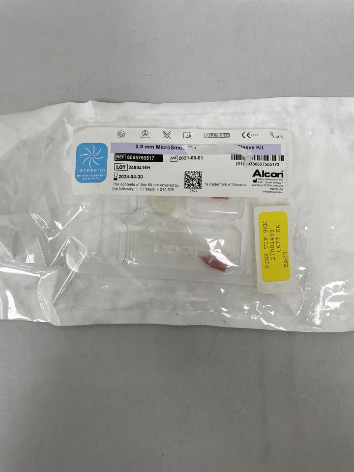 8065750517 - ALCON - Intrepid 0.9mm MicroSmooth Ultra Infusion Sleeve Kit, (EA) - ( Expiry Date: 2025-11-08 )