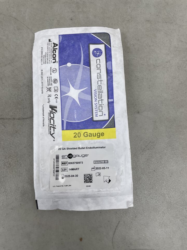 8065750973 - ALCON - 20G Shielded Bullet Endoilluminator, (EA) - ( Expiry Date: 2025-11-17 )