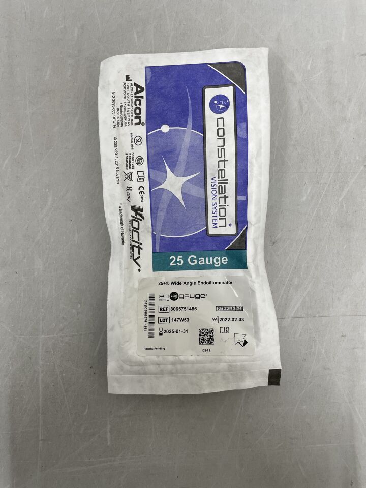 8065751486 - ALCON - Constellation 25+ Sapphire Wide Angle Endoilluminator, RFID, (EA) - ( Expiry Date: 2025-11-30 )