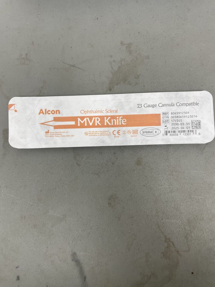 8065912301 - ALCON - V-Lance Knife, 23G, (EA) - ( Expiry Date: 2025-11-17 )