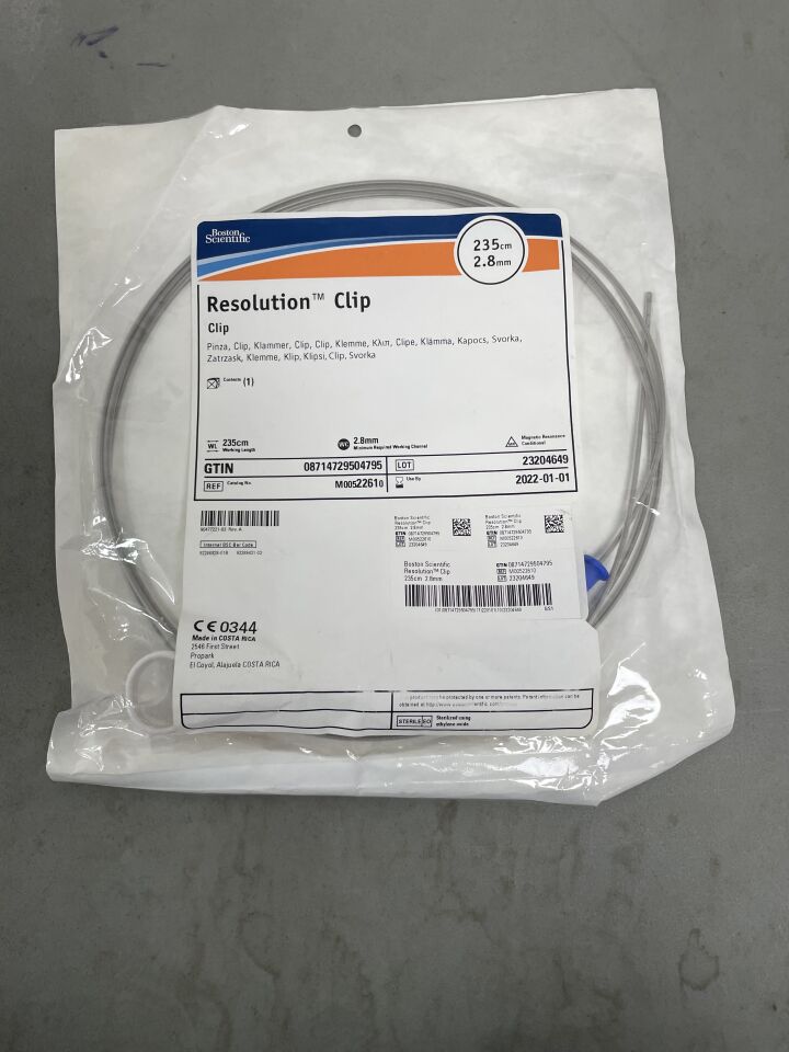 2261 - BOSTON SCIENTIFIC - Resolution Clip, 235 cm Working Length, (EA) - ( Expiry Date: 2022-01-01 )