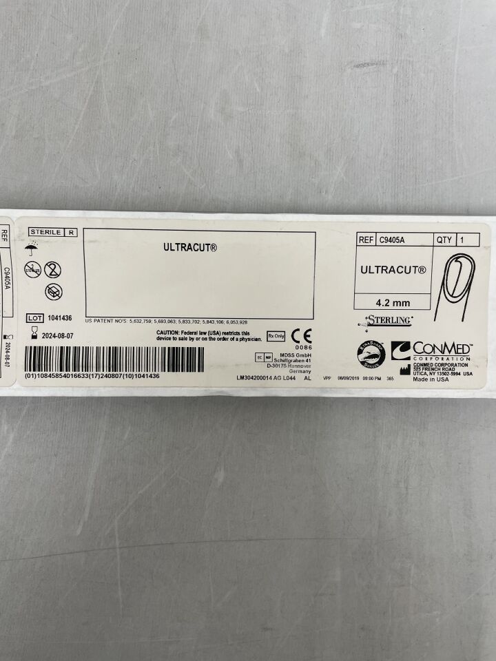 C9405A - CONMED - 4.2mm Ultracut Blade, (EA) - ( Expiry Date: 2025-10-24 )