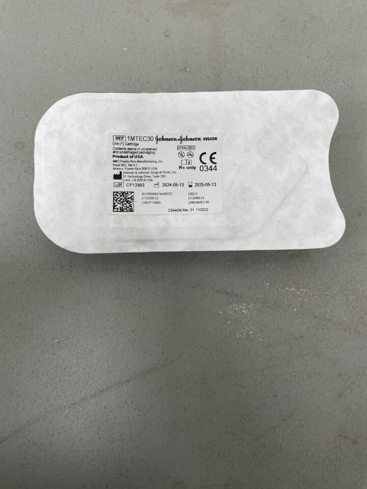 1MTEC30 - JOHNSON & JOHNSON - The Unfolder Implantation System Platinum 1 Series Cartridges , (EA) - ( Expiry Date: 2025-05-13 )