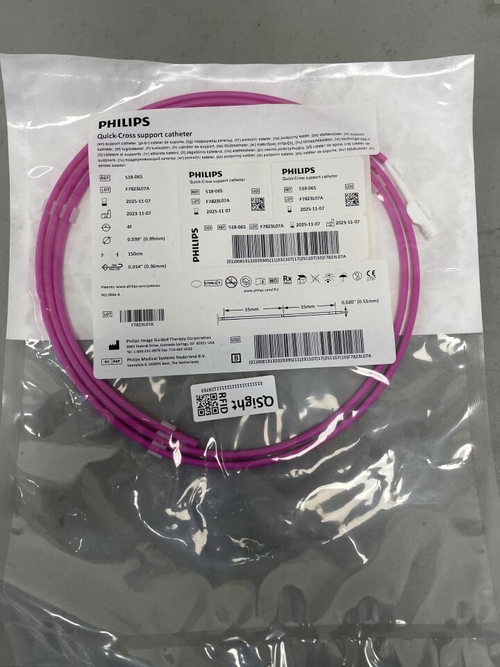 518-065 - PHILIPS - Quick-Cross Support Catheter, 0.014 in. Guidewire Compatibility, (EA) - ( Expiry Date: 2025-11-07 )