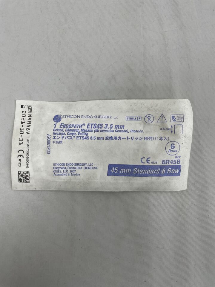6R45B - ETHICON - Endopath ETS Articulating Linear Cutter Reloads, 45 mm, Blue, (EA) - ( Expiry Date: 2026-02-28 )