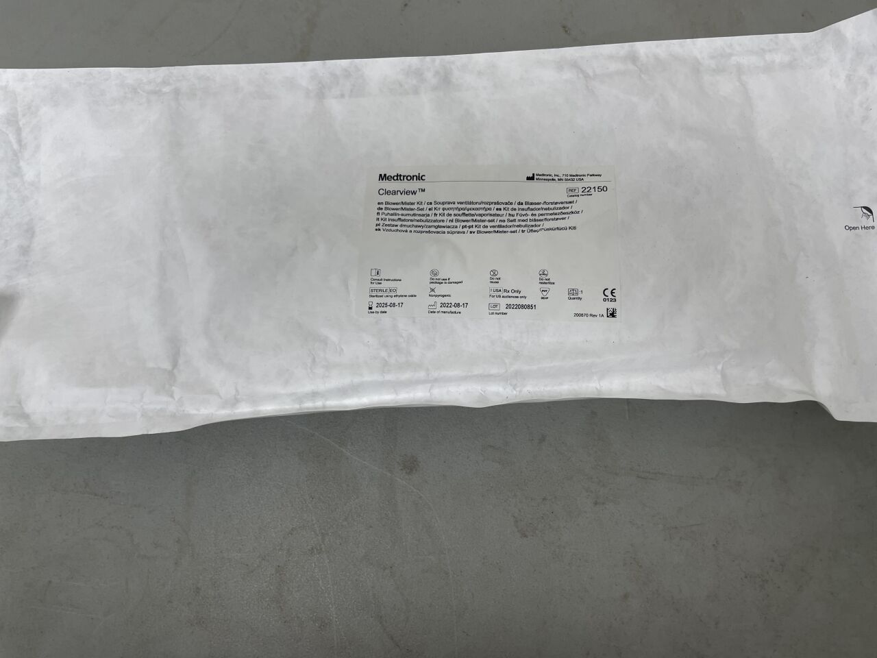 22150 - MEDTRONIC - Clearview Blower/Mister Kit, (EA) - ( Expiry Date: 2025-08-17 )