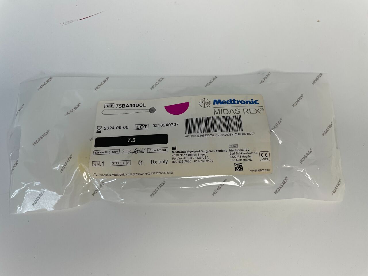 75BA30DCL - MEDTRONIC - Midas Rex Ball Diamond Coarse Cutting Burr, 3 mm Head Diameter, 7.5 cm Length, (EA) - ( Expiry Date: 2024-08-05 )