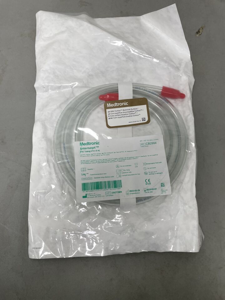 CB2994 - MEDTRONIC - Intersept Tubing 3/8" x 3/32" x 6', (EA) - ( Expiry Date: 2025-03-01 )