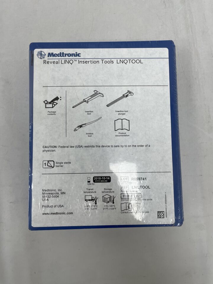 LNQTOOL - MEDTRONIC - reveal linq insertion tools, (BX/1) - ( Expiry Date: 2018-10-14 )