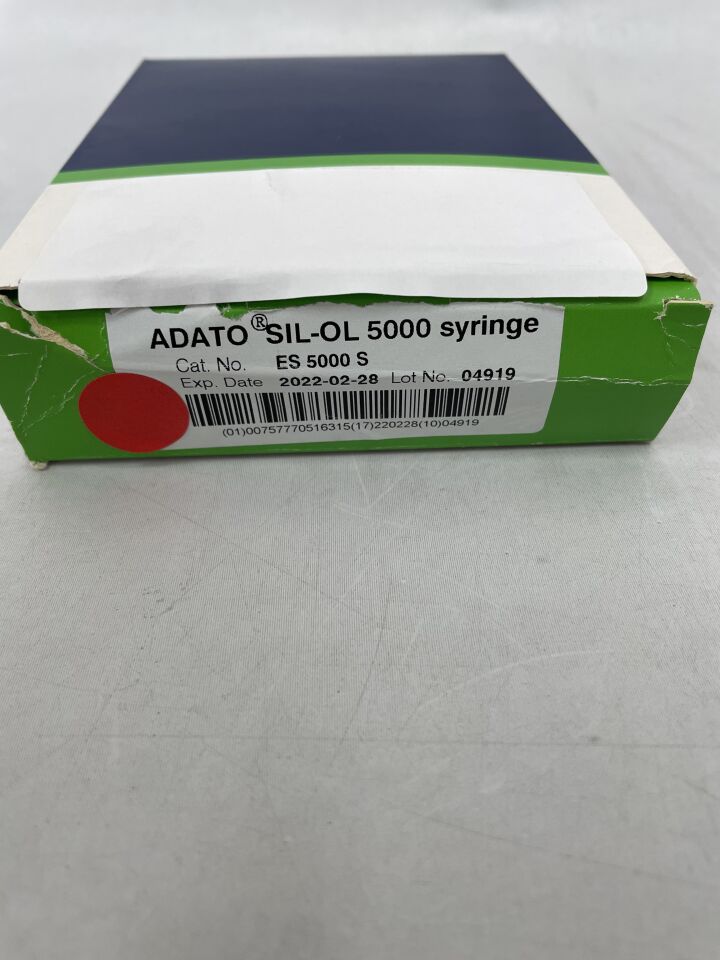 ES 5000 S - BAUSCH & LOMB - Silicone-Oil Adato Syringe Solution, (BX/1) - ( Expiry Date: 2026-04-30 )
