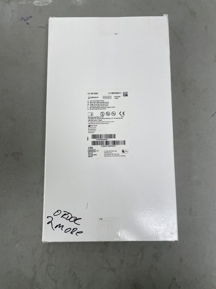 DK-200C - DEPUY - Drill Kit with Drill Bit, 2 mm, (BX/1) - ( Expiry Date: 2026-02-01 )