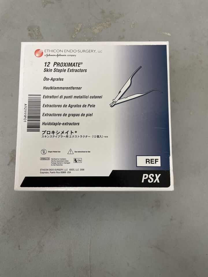 PSX - ETHICON - Proximate Skin Staple Extractors, (BX/12) - ( Expiry Date: 2023-09-30 )