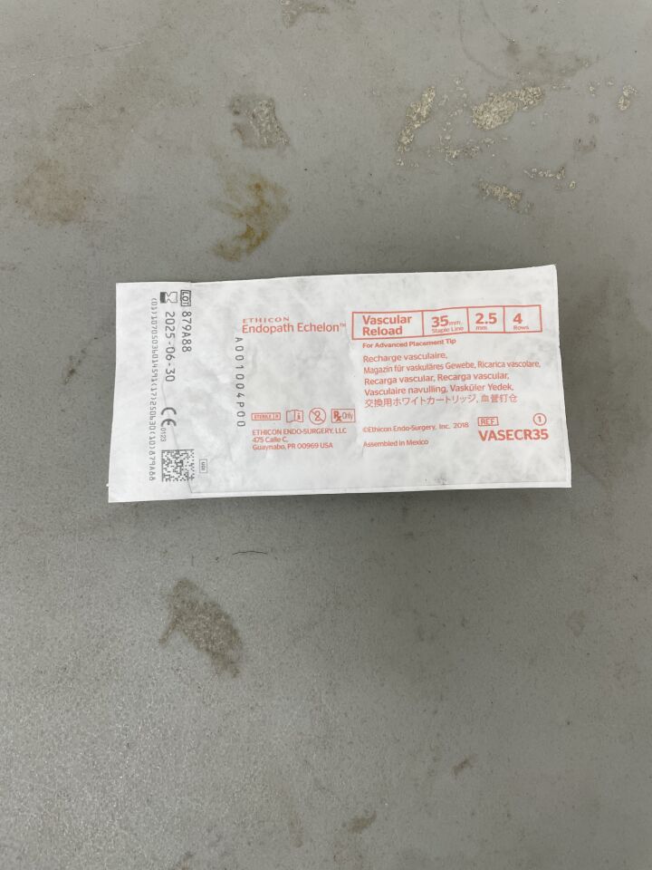 VASECR35 - ETHICON - Echelon Endopath Stapler Reload, For Advanced Placement Tip, (EA) - ( Expiry Date: 2025-06-30 )