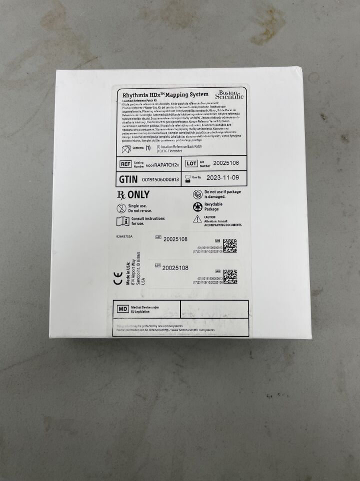RAPATCH2 - BOSTON SCIENTIFIC - Rhythmia HDx Mapping System Location Reference Patch Kit, (BX/1)
